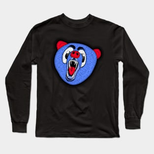 Comic Bear (Red and Blue) Long Sleeve T-Shirt